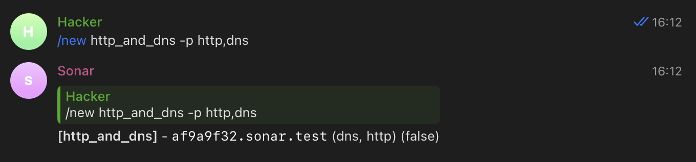 Payload creation with protocols